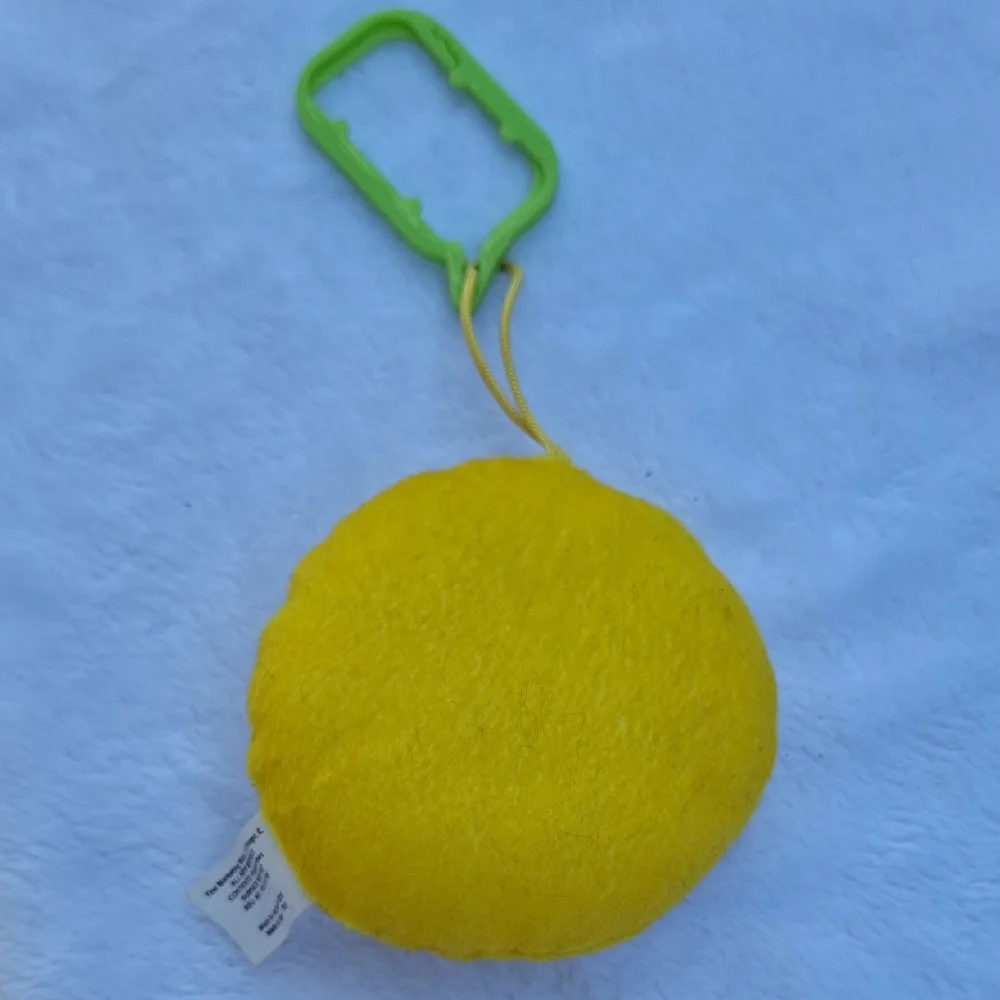 McDonald's Yellow and White Emoji Keychain